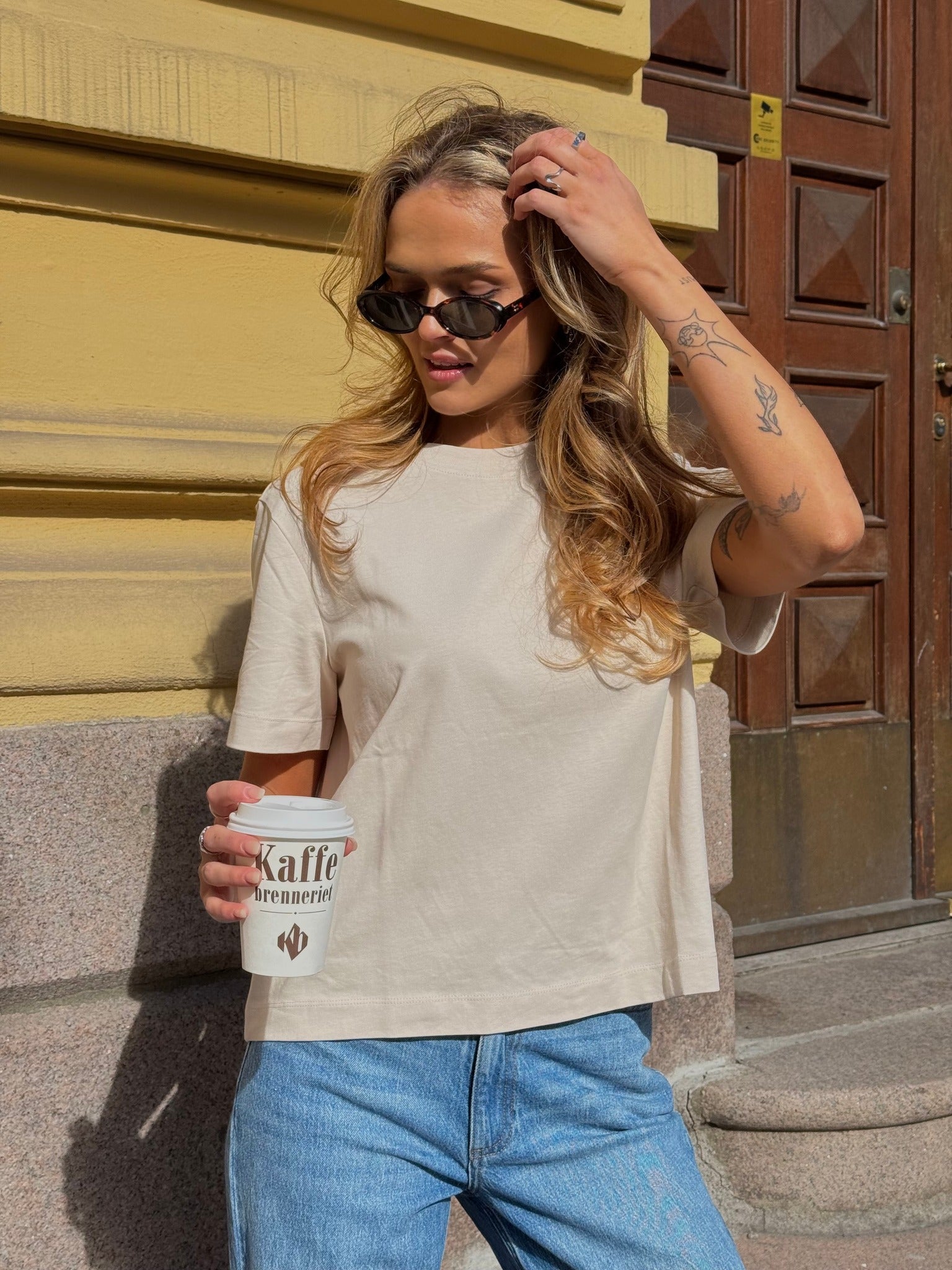 SLFESSENTIAL T-Shirt - Oatmeal